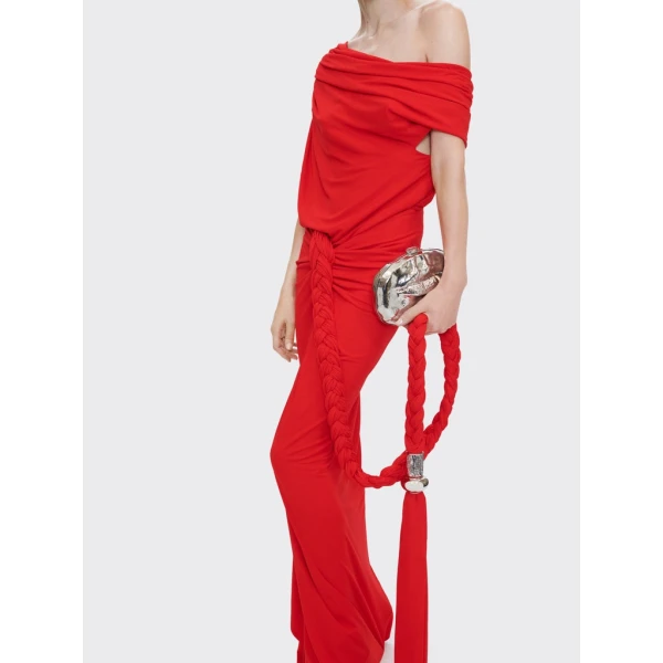Schiaparelli Asymmetrical Draped Top Tops in Schiaparelli Authentic Luxury Fashion at Luxury Shoes 