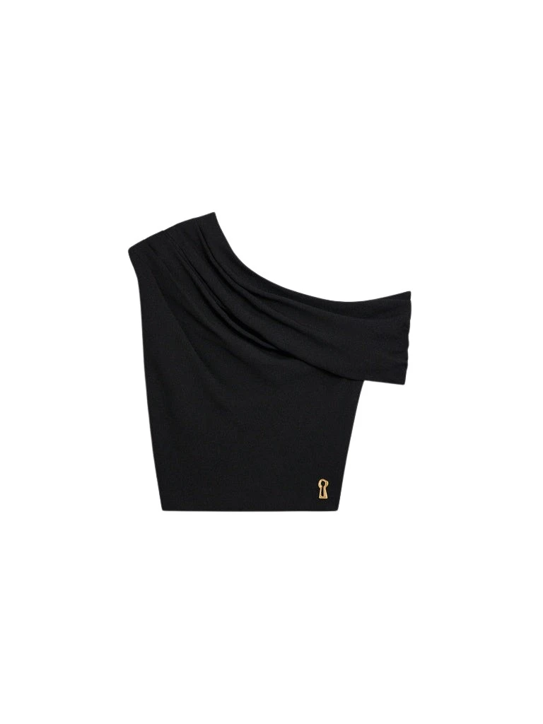 Schiaparelli-Asymmetrical-Draped-Top-743614_nobg Schiaparelli Asymmetrical Draped Top Tops in Schiaparelli Authentic Luxury Fashion at Luxury Shoes