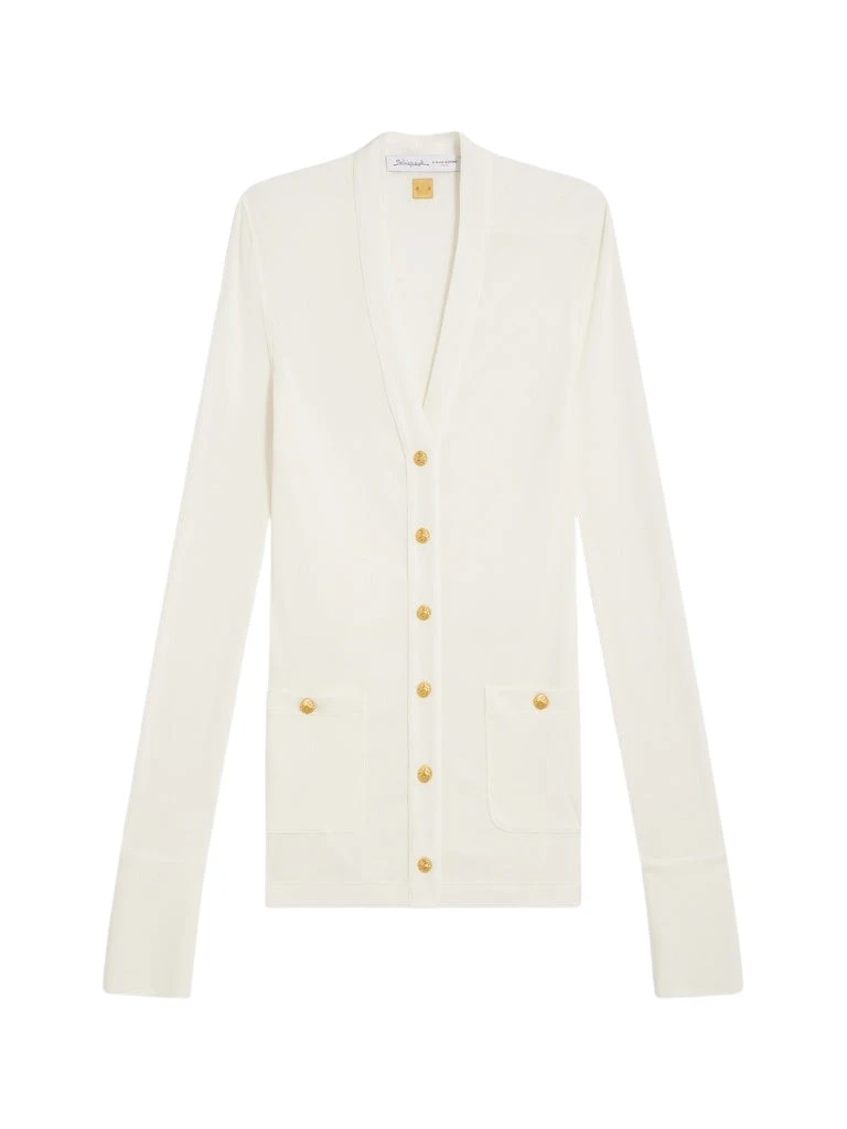 Schiaparelli-Bijoux-Buttons-Cardigan-751839_nobg Schiaparelli Bijoux Buttons Cardigan Knitwear in Schiaparelli Authentic Luxury Fashion at Luxury Shoes