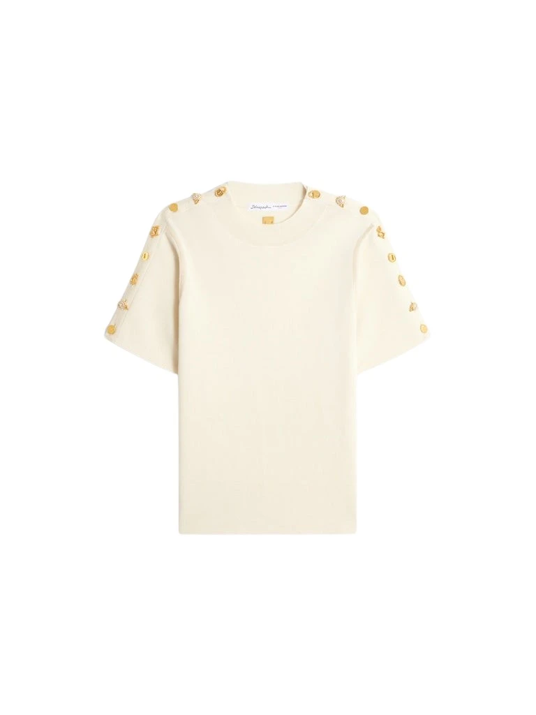 Schiaparelli-Bijoux-Buttons-Sweater49430_nobg Schiaparelli Bijoux Buttons Sweater Knitwear in Schiaparelli Authentic Luxury Fashion at Luxury Shoes