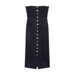 Schiaparelli-Bustier-Bones-Dress91189_nobg Schiaparelli Bustier Bones Dress Dresses in Schiaparelli Authentic Luxury Fashion at Luxury Shoes