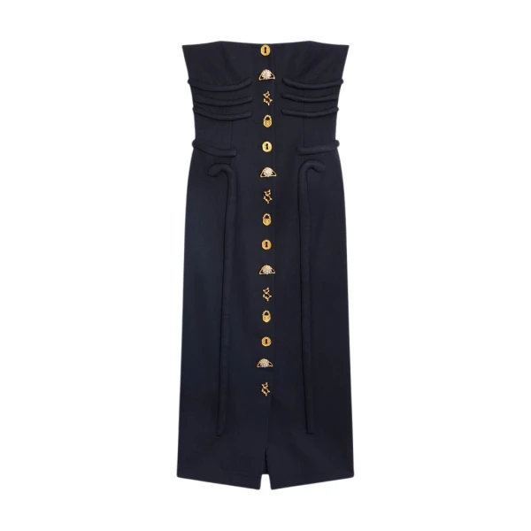 Schiaparelli Bustier Bones Dress Dresses in Schiaparelli Authentic Luxury Fashion at Luxury Shoes 