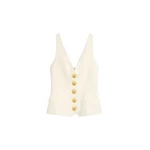 Schiaparelli Chain Bijoux Gilet Tops in Schiaparelli Authentic Luxury Fashion at Luxury Shoes 
