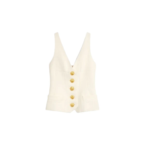Schiaparelli Chain Bijoux Gilet Tops in Schiaparelli Authentic Luxury Fashion at Luxury Shoes 