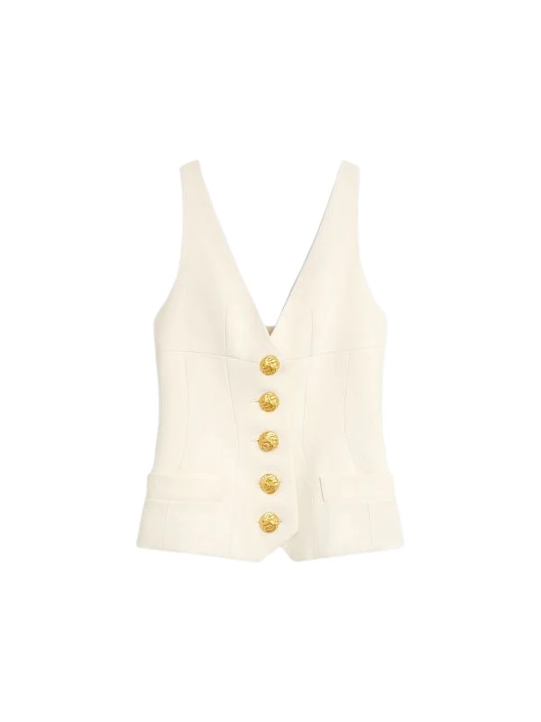 Schiaparelli-Chain-Bijoux-Gilet-388159_nobg Schiaparelli Chain Bijoux Gilet Tops in Schiaparelli Authentic Luxury Fashion at Luxury Shoes