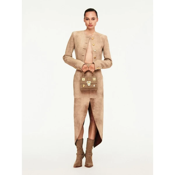 Schiaparelli Collarless Short Jacket Jackets in Schiaparelli Authentic Luxury Fashion at Luxury Shoes 