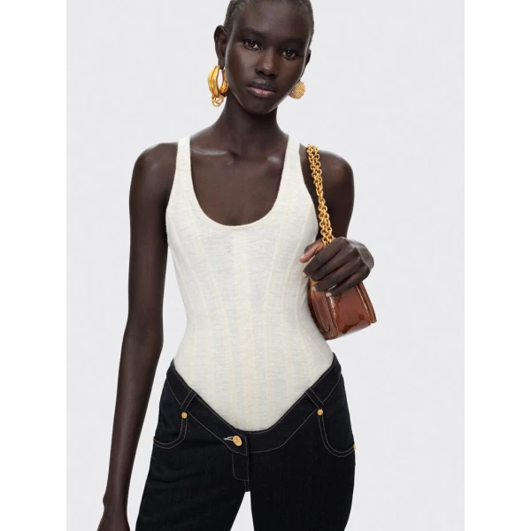 Schiaparelli Corseted Bodysuit Bodysuit in Schiaparelli Authentic Luxury Fashion at Luxury Shoes 