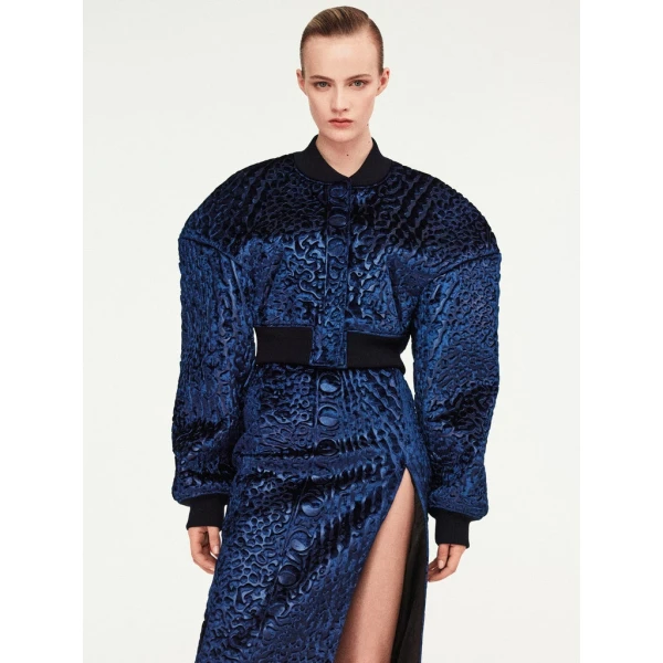 Schiaparelli Cropped Bomber Jackets in Schiaparelli Authentic Luxury Fashion at Luxury Shoes 