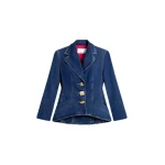 Schiaparelli-Denim-Basque-Jacket98363_nobg Schiaparelli Denim Basque Jacket Jackets in Schiaparelli Authentic Luxury Fashion at Luxury Shoes