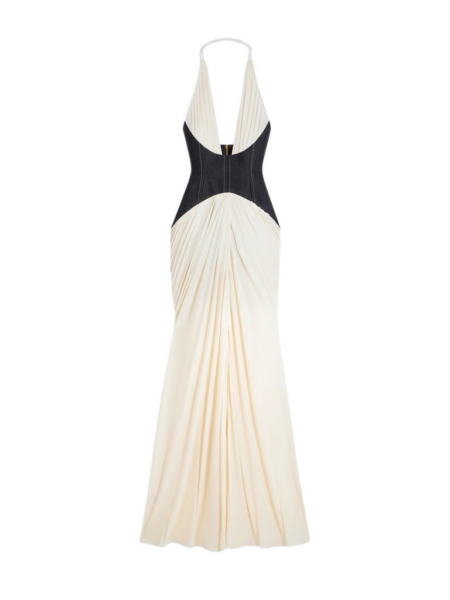 Schiaparelli Denim Bustier Dress Dresses in Schiaparelli Authentic Luxury Fashion at Luxury Shoes 