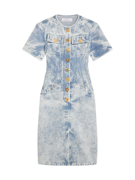 Schiaparelli Denim Corset Dress Dresses in Schiaparelli Authentic Luxury Fashion at Luxury Shoes 