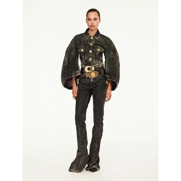 Schiaparelli Dove-Wing Cropped Jacket Jackets in Schiaparelli Authentic Luxury Fashion at Luxury Shoes 