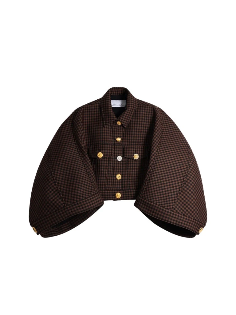 Schiaparelli-Dove-Wing-Cropped-Jacket21621_nobg Schiaparelli Dove-Wing Cropped Jacket Jackets in Schiaparelli Authentic Luxury Fashion at Luxury Shoes