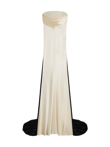 Schiaparelli Draped Bustier Dress Dresses in Schiaparelli Authentic Luxury Fashion at Luxury Shoes 