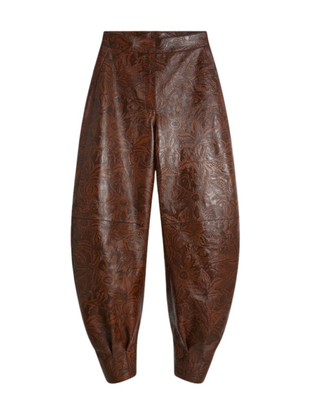 Schiaparelli Embossed Leather Cowboy Pants Pants in Schiaparelli Authentic Luxury Fashion at Luxury Shoes 