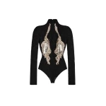 Schiaparelli Embroidered Bodysuit Bodysuit in Schiaparelli Authentic Luxury Fashion at Luxury Shoes 