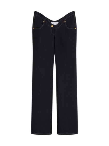 Schiaparelli Extreme Cut-Out Denim Pants Pants in Schiaparelli Authentic Luxury Fashion at Luxury Shoes 