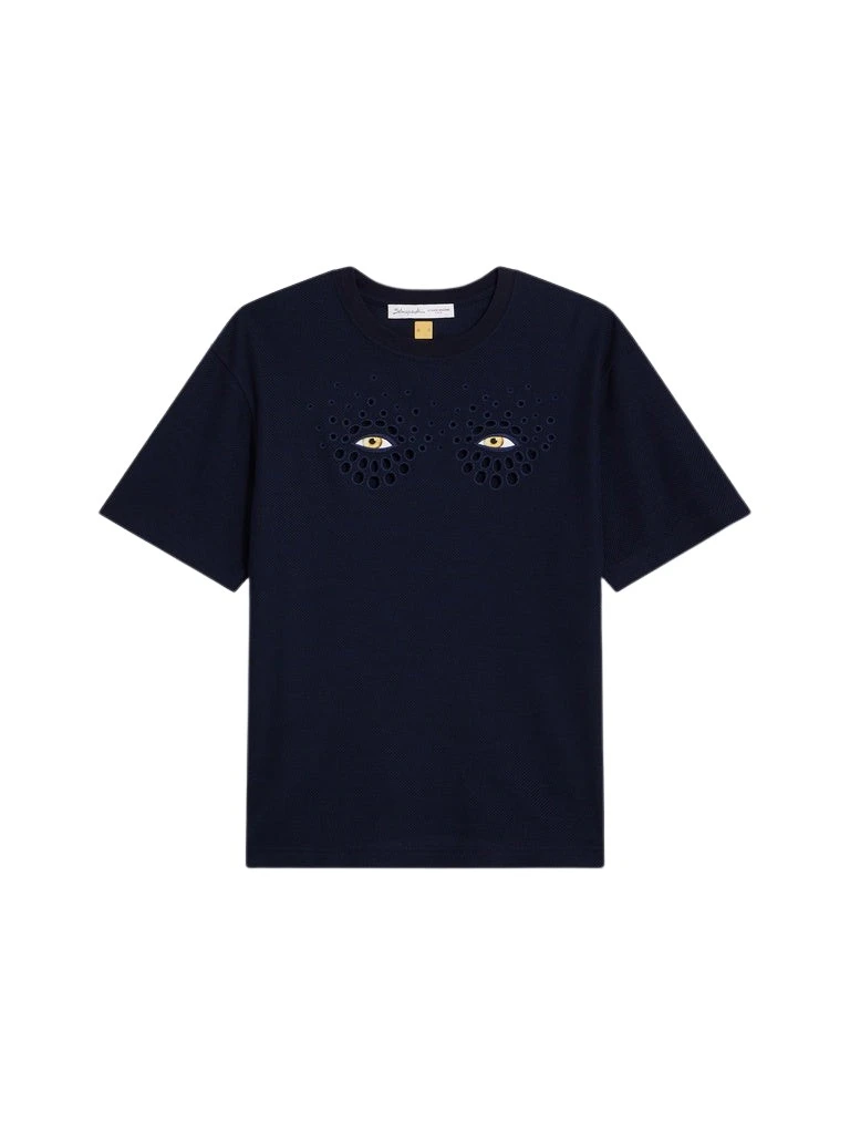 Schiaparelli-Eyes-T-Shirt68194_nobg Schiaparelli Eyes T-Shirt Tops in Schiaparelli Authentic Luxury Fashion at Luxury Shoes