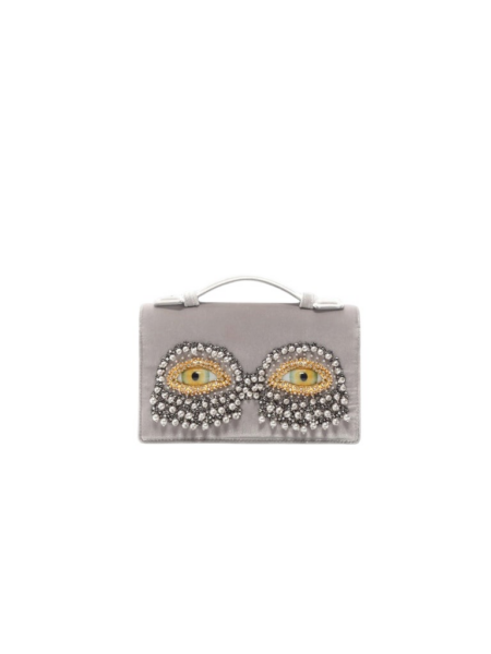 Schiaparelli Eyes Velvet Clutch