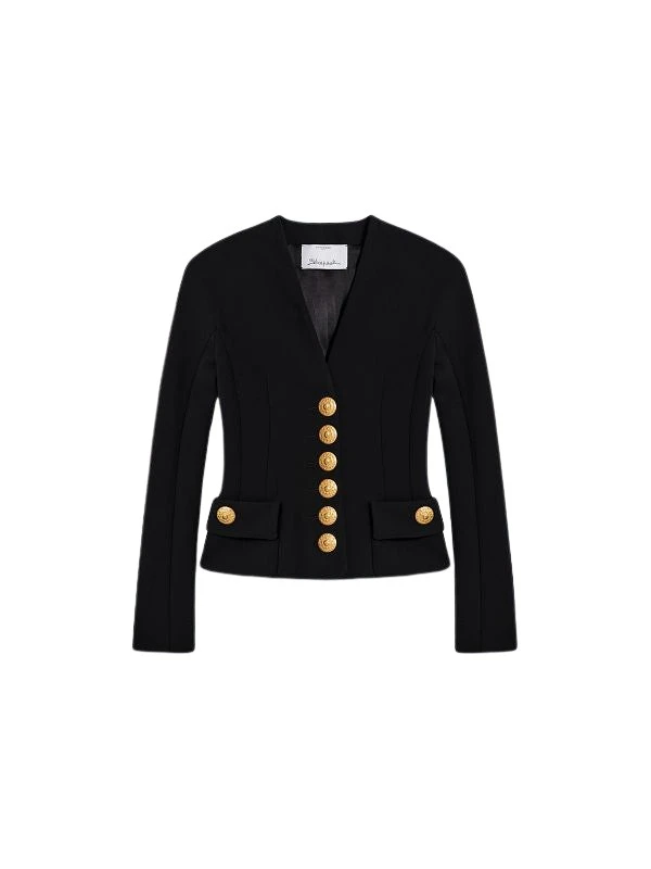 Schiaparelli-Fitted-Jacket44816_nobg Schiaparelli Fitted Jacket Jackets in Schiaparelli Authentic Luxury Fashion at Luxury Shoes