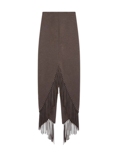 Schiaparelli Fringed Round Hem Pencil Skirt Skirts in Schiaparelli Authentic Luxury Fashion at Luxury Shoes 
