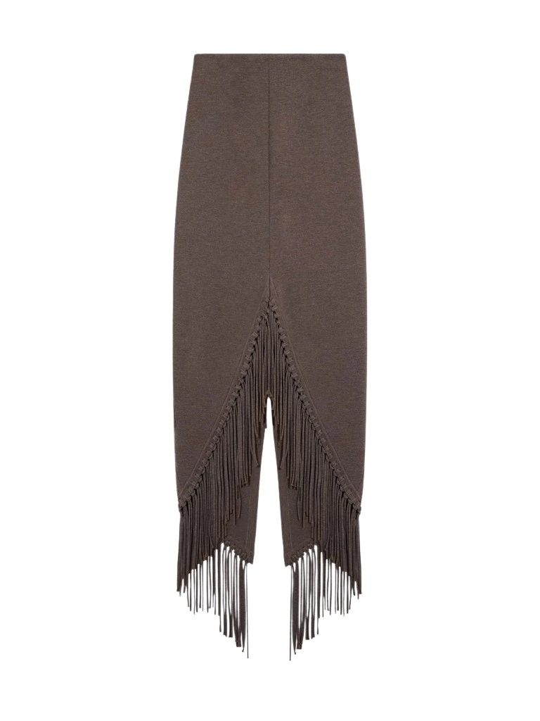 Schiaparelli-Fringed-Round-Hem-Pencil-Skirt16160_nobg Schiaparelli Fringed Round Hem Pencil Skirt Skirts in Schiaparelli Authentic Luxury Fashion at Luxury Shoes