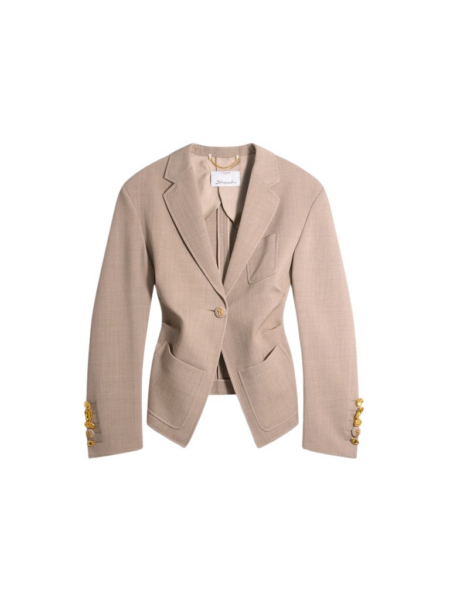 Schiaparelli Gathered Tailored Jacket Jackets in Schiaparelli Authentic Luxury Fashion at Luxury Shoes 