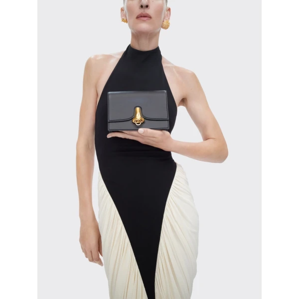 Schiaparelli Halter Draped Dress Dresses in Schiaparelli Authentic Luxury Fashion at Luxury Shoes 
