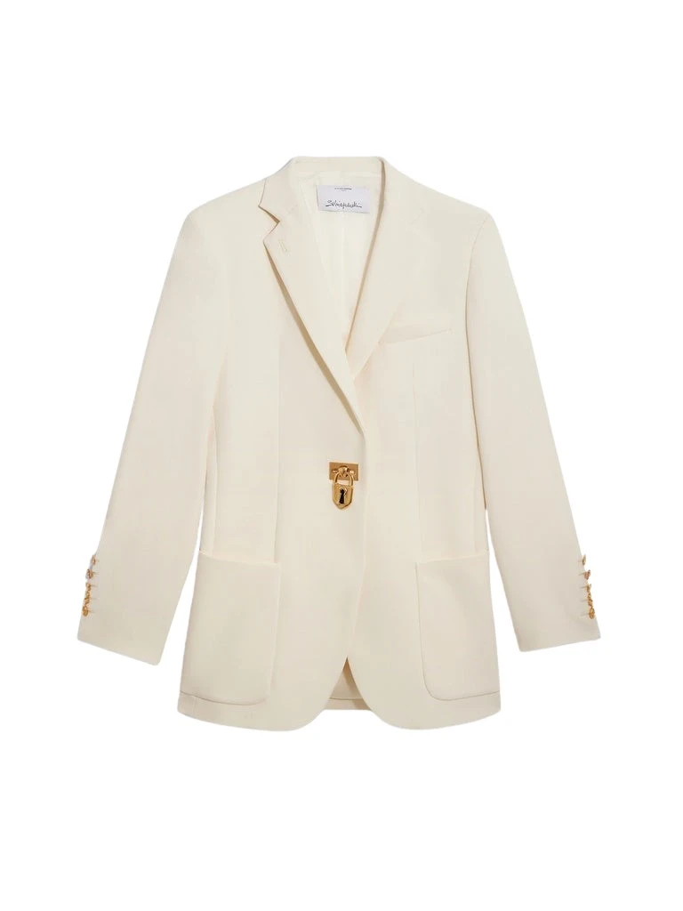 Schiaparelli-Iconic-Padlock-Jacket-252204_nobg Schiaparelli Iconic Padlock Jacket Jackets in Schiaparelli Authentic Luxury Fashion at Luxury Shoes