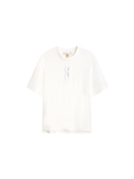 Schiaparelli Keyhole T-Shirt - Black Tops in Schiaparelli Authentic Luxury Fashion at Luxury Shoes 