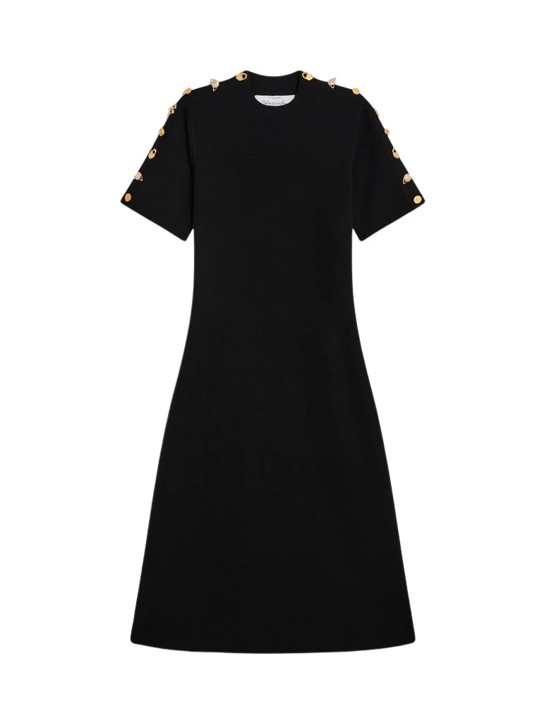Schiaparelli-Knitted-Bijoux-Buttons-Dress29553_nobg Schiaparelli Knitted Bijoux Buttons Dress Dresses in Schiaparelli Authentic Luxury Fashion at Luxury Shoes