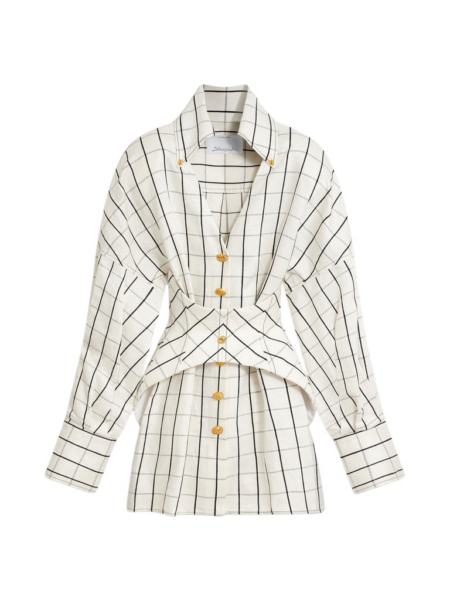 Schiaparelli Laced-Up Shirt Dress Dresses in Schiaparelli Authentic Luxury Fashion at Luxury Shoes 