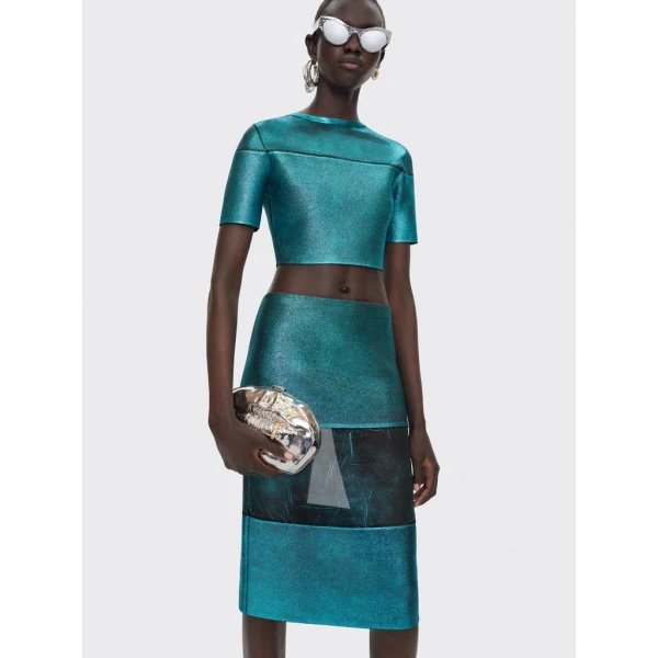 Schiaparelli Laminated Top Tops in Schiaparelli Authentic Luxury Fashion at Luxury Shoes 