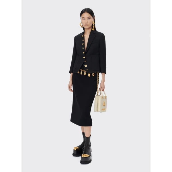 Schiaparelli Little Asymmetrical Jacket Jackets in Schiaparelli Authentic Luxury Fashion at Luxury Shoes 