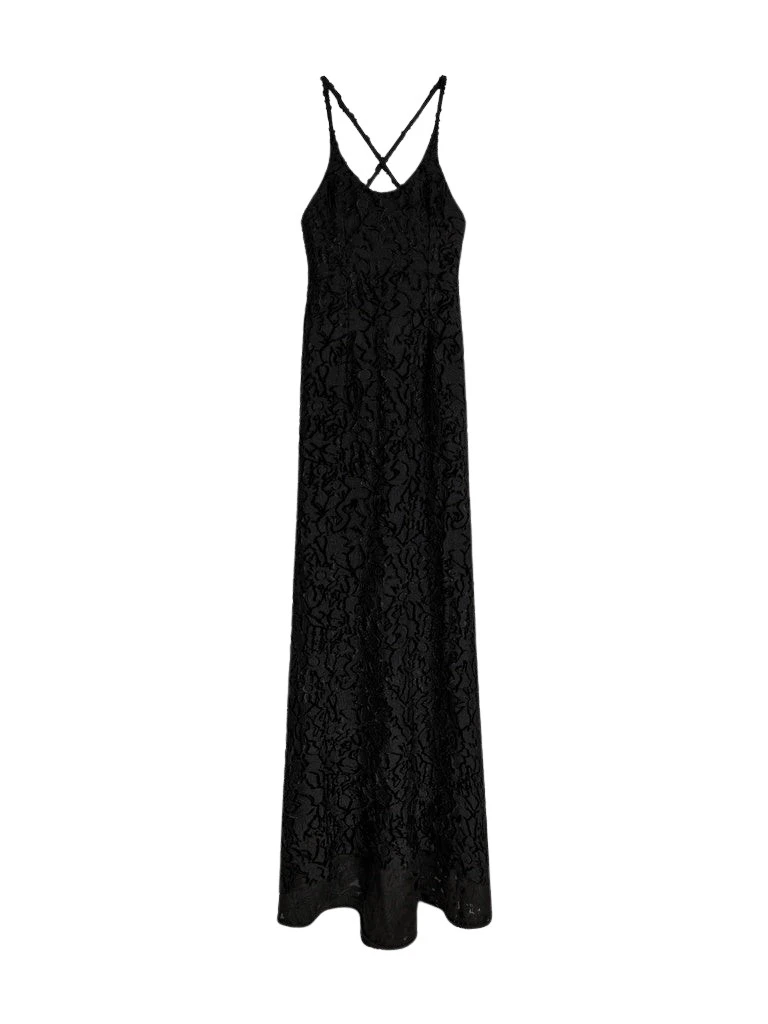 Schiaparelli-Long-Dress-With-Thin-Straps15690_nobg Schiaparelli Long Dress With Thin Straps Dresses in Schiaparelli Authentic Luxury Fashion at Luxury Shoes