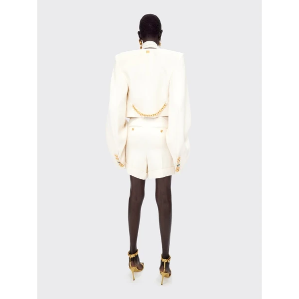 Schiaparelli Low-Rise Key Shorts Shorts in Schiaparelli Authentic Luxury Fashion at Luxury Shoes 