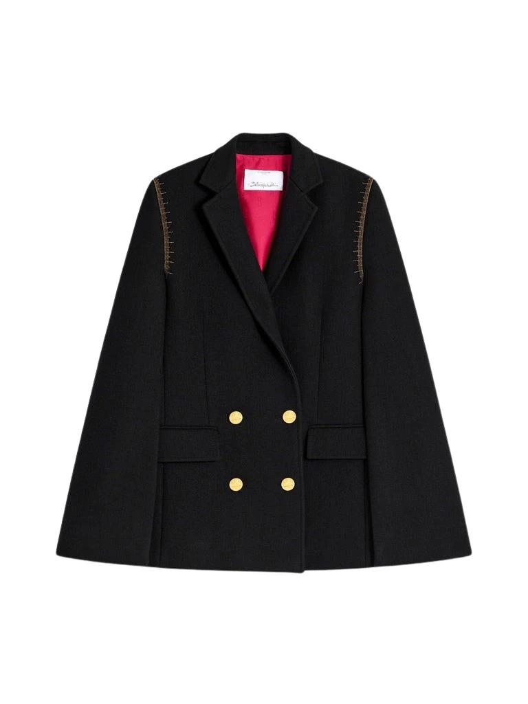 Schiaparelli-Measuring-Tape-Cape32321_nobg Schiaparelli Measuring Tape Cape Tops in Schiaparelli Authentic Luxury Fashion at Luxury Shoes