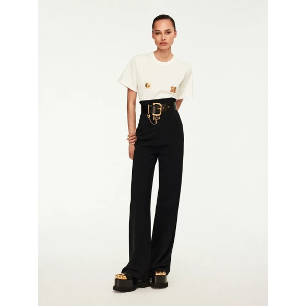 Schiaparelli Nipples T-Shirt Tops in Schiaparelli Authentic Luxury Fashion at Luxury Shoes 