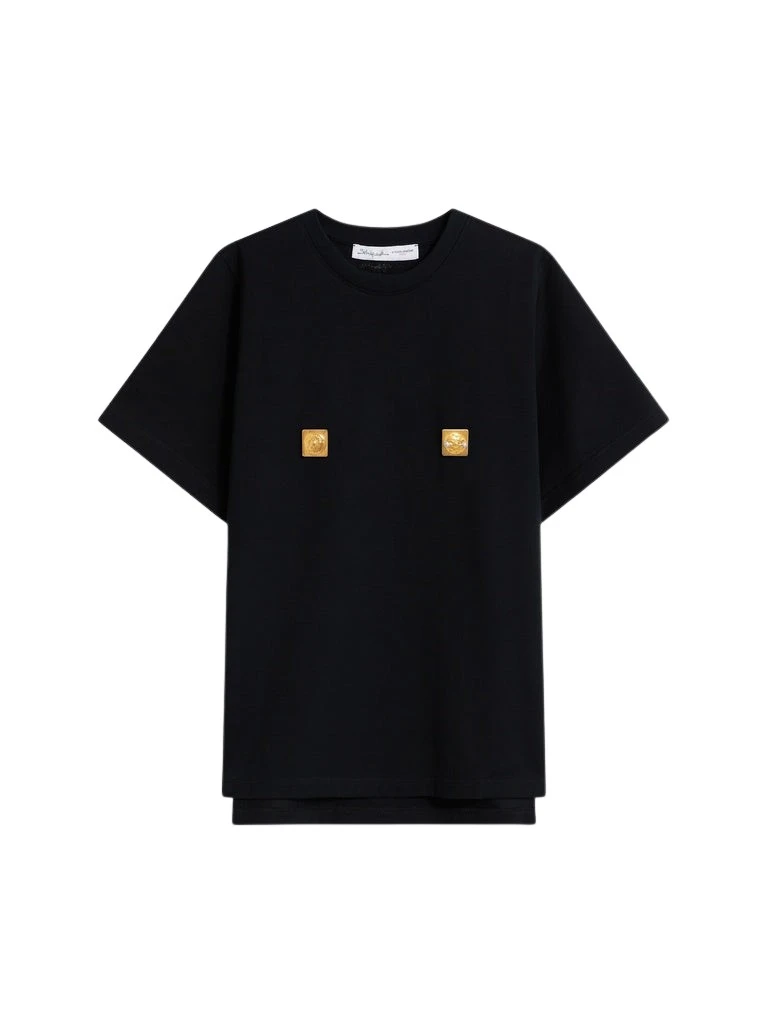 Schiaparelli-Nipples-T-Shirt-387298_nobg Schiaparelli Nipples T-Shirt Tops in Schiaparelli Authentic Luxury Fashion at Luxury Shoes