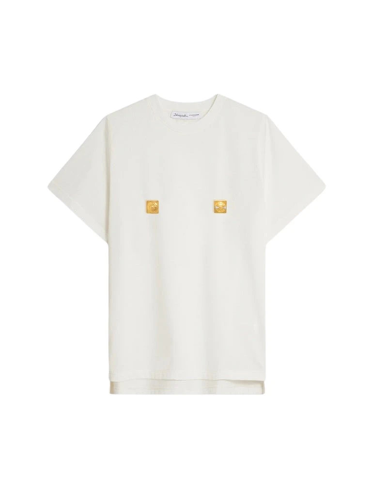 Schiaparelli-Nipples-T-Shirt61310_nobg Schiaparelli Nipples T-Shirt Tops in Schiaparelli Authentic Luxury Fashion at Luxury Shoes