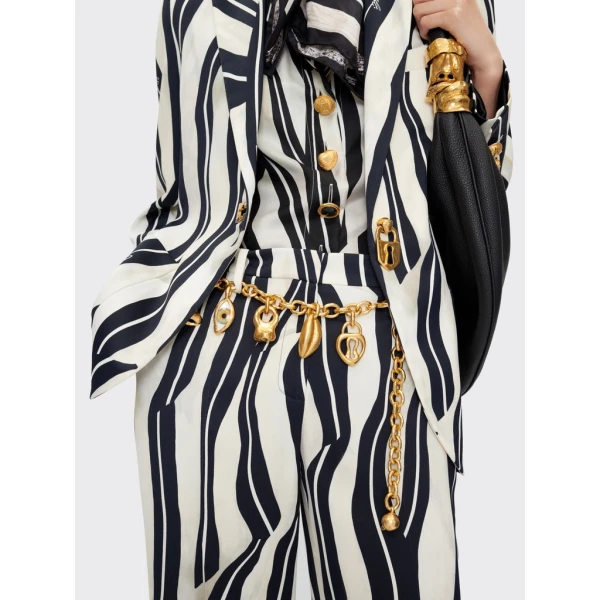 Schiaparelli Paintbrush Boyfit Trousers Pants in Schiaparelli Authentic Luxury Fashion at Luxury Shoes 