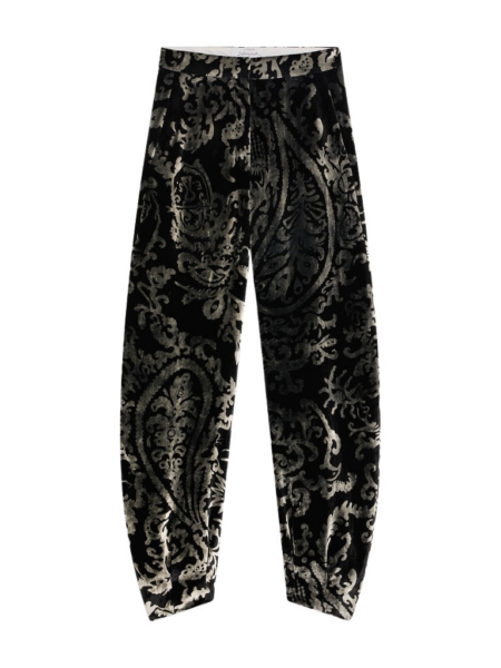 Schiaparelli Paisley Pattern Cowboy Pants Pants in Schiaparelli Authentic Luxury Fashion at Luxury Shoes 