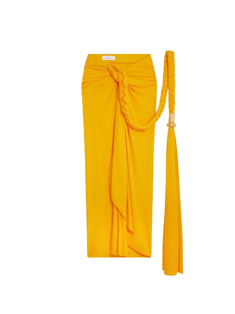 Schiaparelli-Pareo-Braid-Skirt-399004_nobg Schiaparelli Pareo Braid Skirt Skirts in Schiaparelli Authentic Luxury Fashion at Luxury Shoes