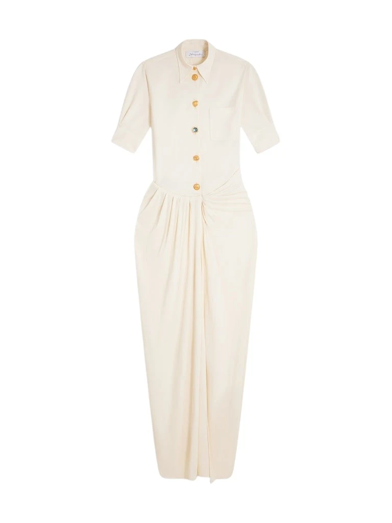 Schiaparelli-Pareo-Shirt-Dress52387_nobg Schiaparelli Pareo Shirt Dress Dresses in Schiaparelli Authentic Luxury Fashion at Luxury Shoes