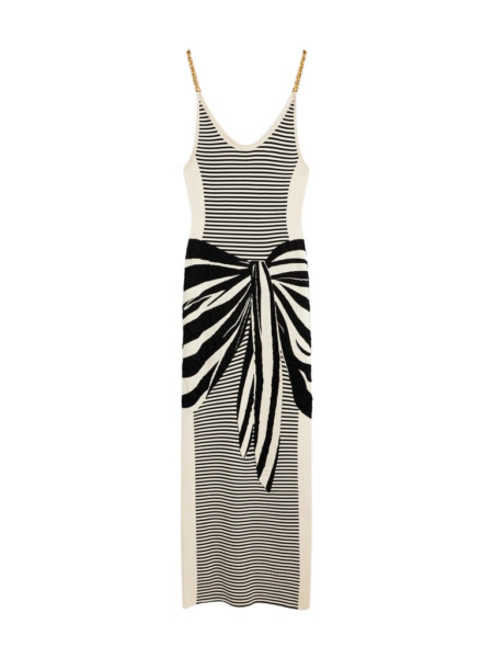Schiaparelli Pareo Trompe L'Oeil Dress Dresses in Schiaparelli Authentic Luxury Fashion at Luxury Shoes 