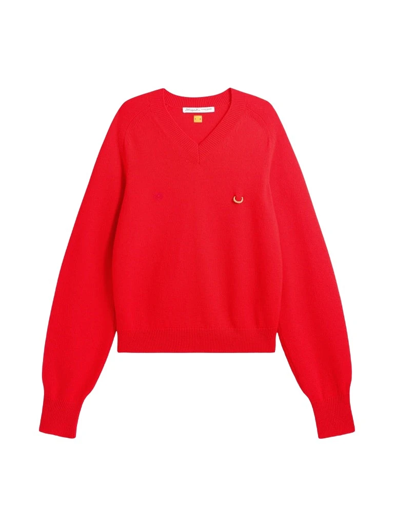 Schiaparelli-Pierced-Jumper46055_nobg Schiaparelli Pierced Jumper Knitwear in Schiaparelli Authentic Luxury Fashion at Luxury Shoes