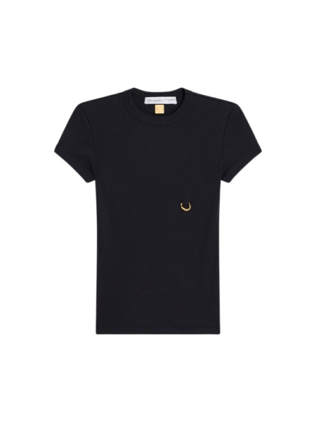 Schiaparelli Pierced T-Shirt Tops in Schiaparelli Authentic Luxury Fashion at Luxury Shoes 
