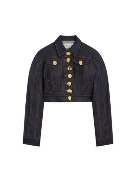 Schiaparelli Short Jacket With Rounded Sleeves Jackets in Schiaparelli Authentic Luxury Fashion at Luxury Shoes 