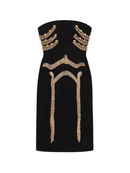 Schiaparelli Skeleton Bustier Dress Dresses in Schiaparelli Authentic Luxury Fashion at Luxury Shoes 