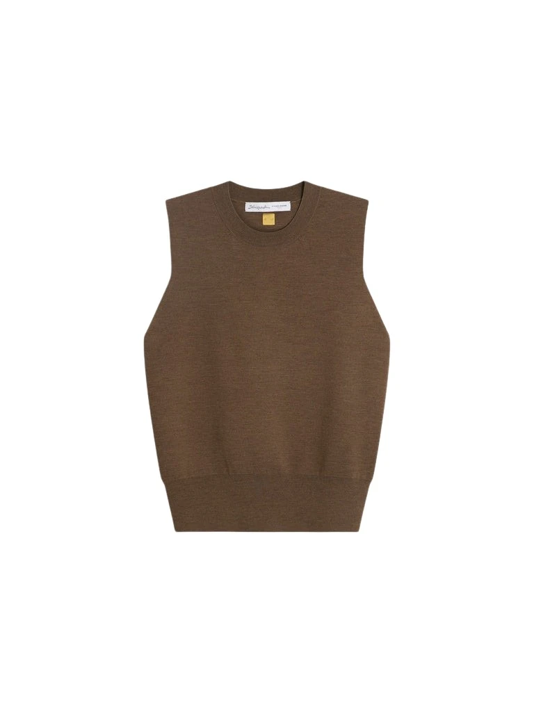 Schiaparelli-Sleeveless-Jumper-413816_nobg Schiaparelli Sleeveless Jumper Knitwear in Schiaparelli Authentic Luxury Fashion at Luxury Shoes